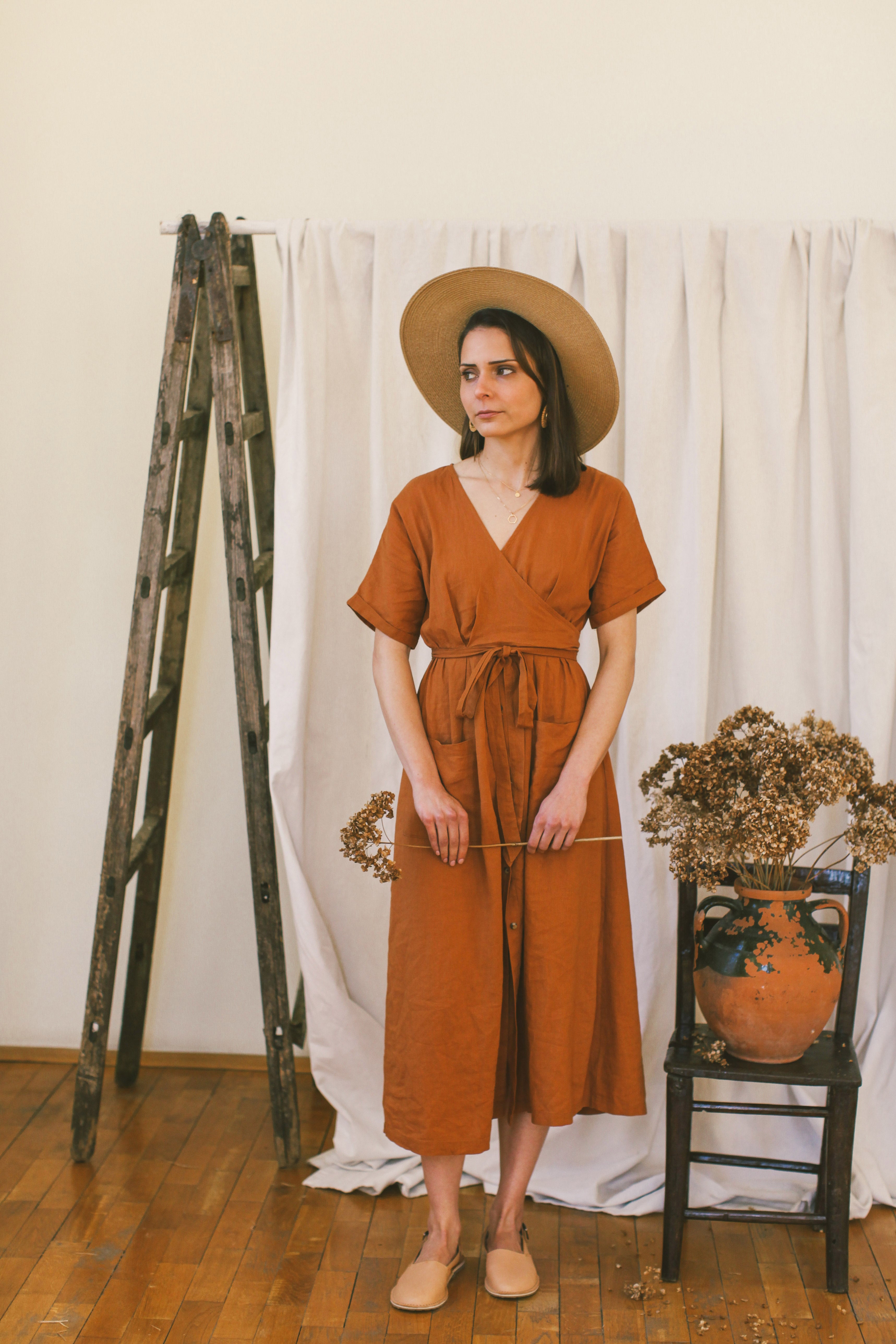 Olive Barefoot - Cuoio