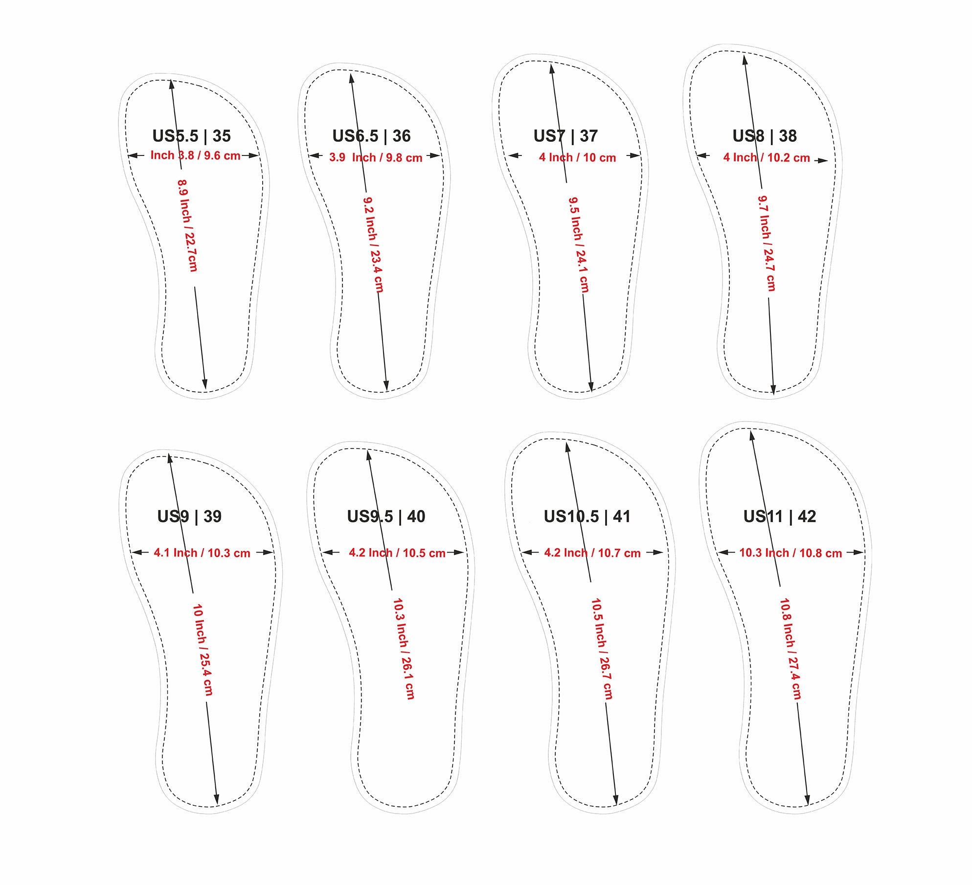 Mida Extra Wide Barefoot - One Of a Kind