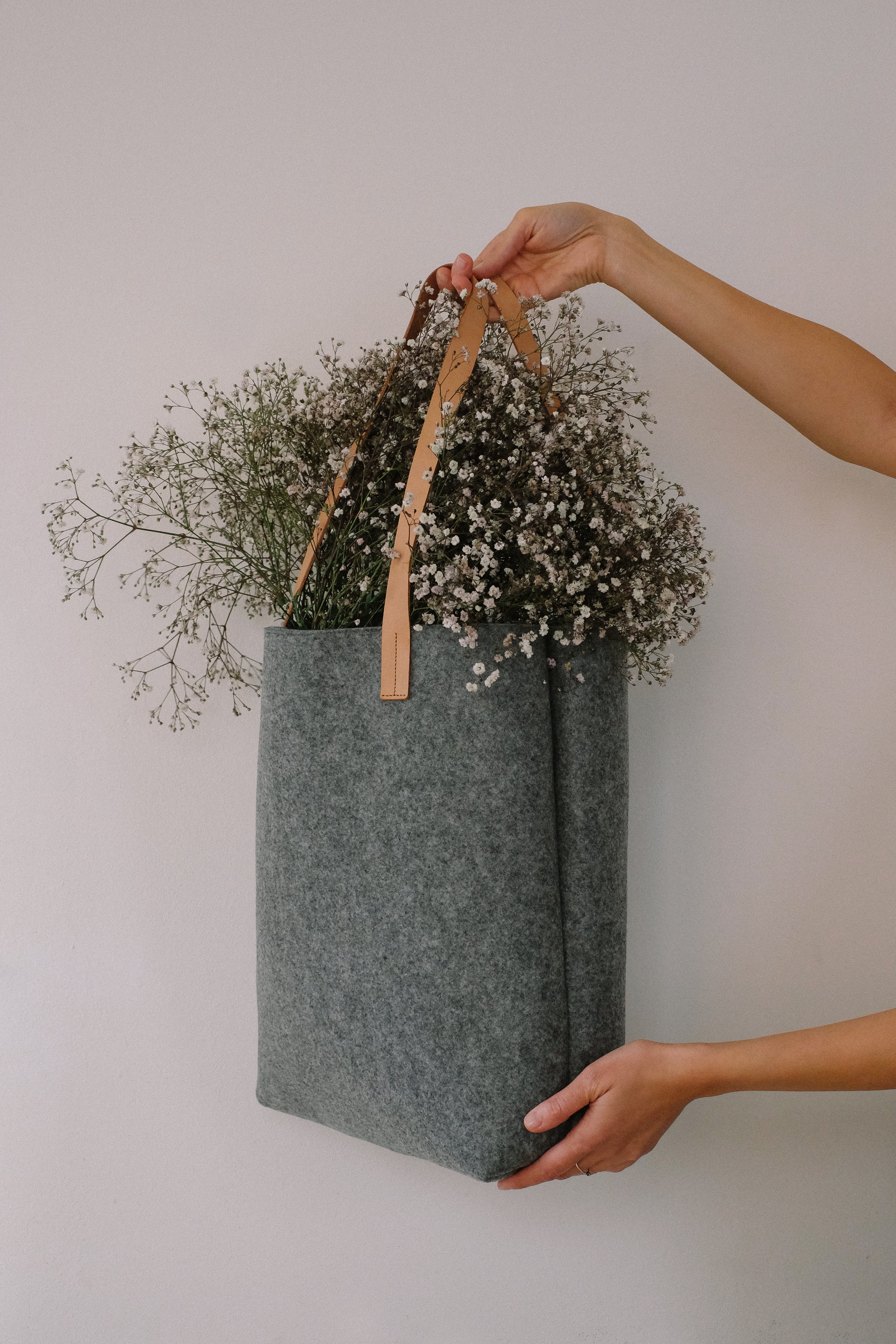 Felt Bag - Cuoio