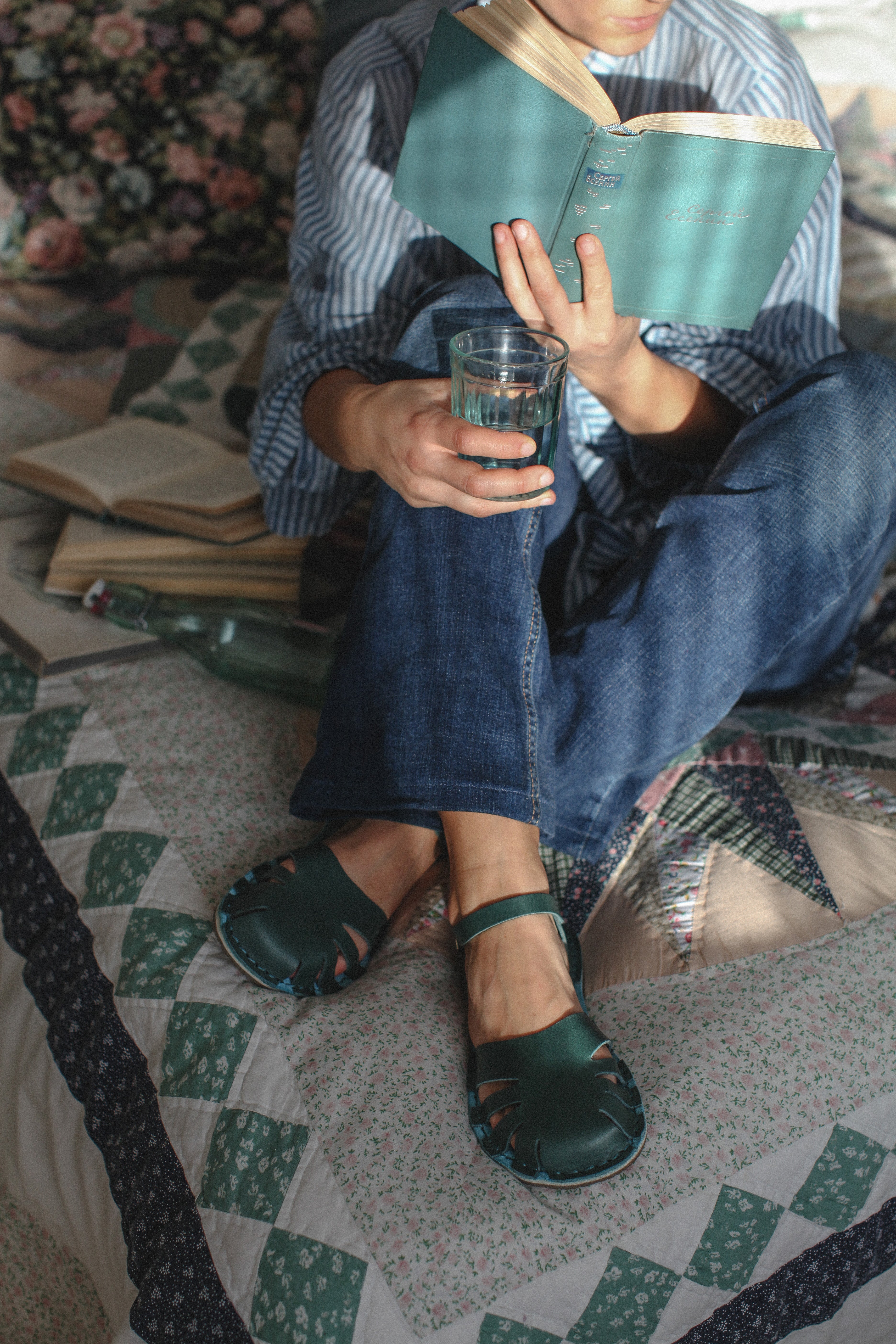 barefoot sandals side view with flexible sole