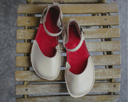 Trevi Volanato - Soia barefoot sandals with natural foot shape