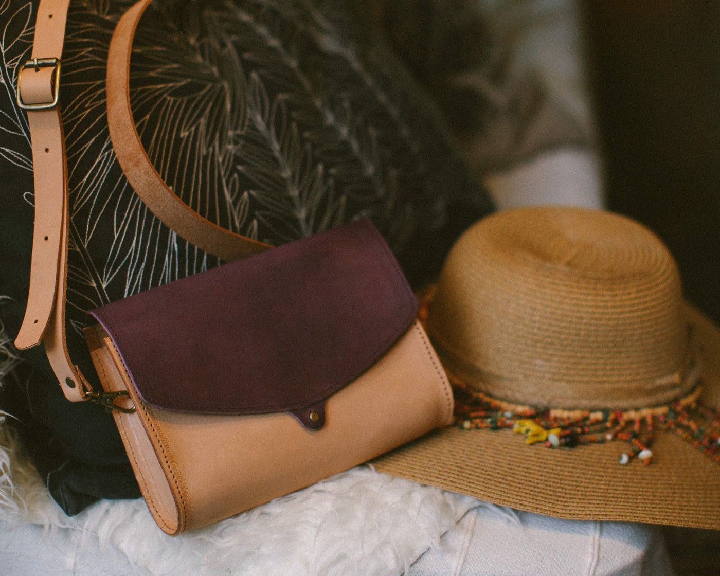 Crossbody Bag - Aubergine