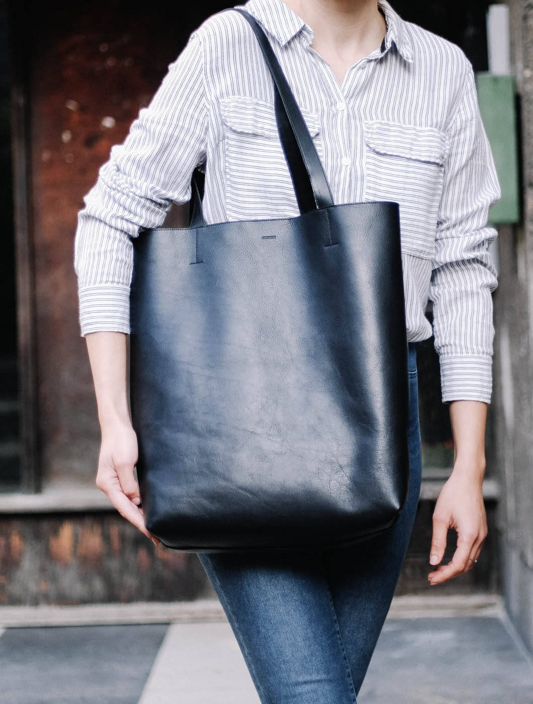 Vegan Tote Bag - Nero